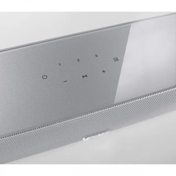 Canton SMART SOUNDBAR 10 silver con due diffusori Dolby Atmos