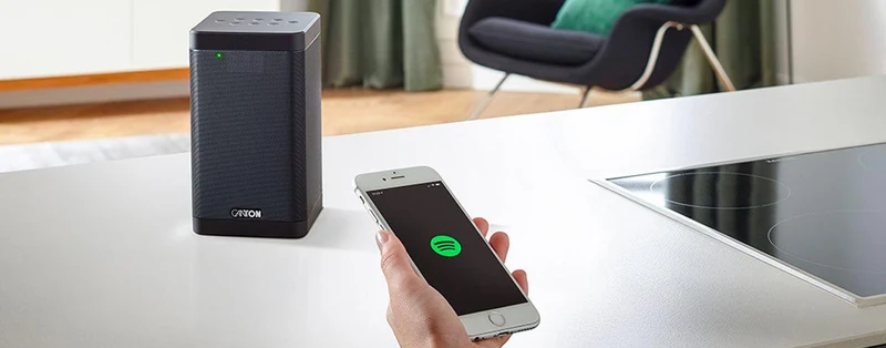 Canton Smart Soundbox 3 Diffusore attivo wireless con connettività Google Chromecast, BLACK