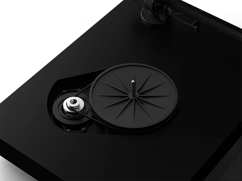 Pro-ject X2 Giradischi HIFI (senza testina) NERO SATINATO compreso di Braccio diritto da 9", trazione a cinghia