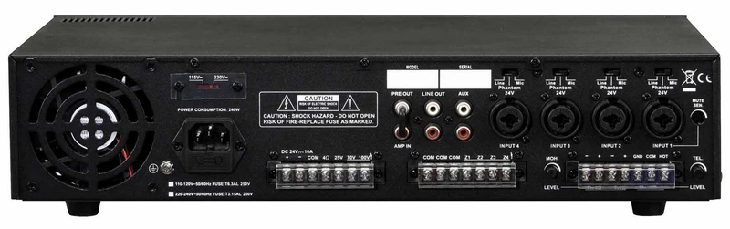 KARMA MPA 120S amplificatore PA 4 zone 170W
