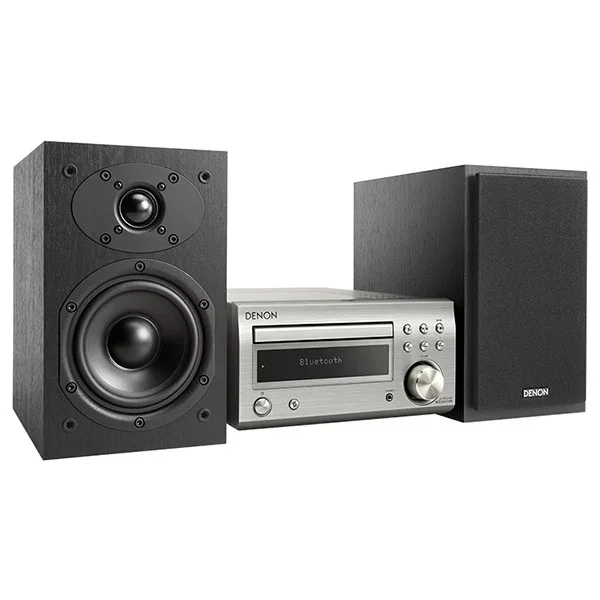 DENON D-M41DAB NERO/SILVER Sistema Micro HiFi con sintoamplificatore RCD-M41DAB + diffusori SCM41, NERO/SILVER