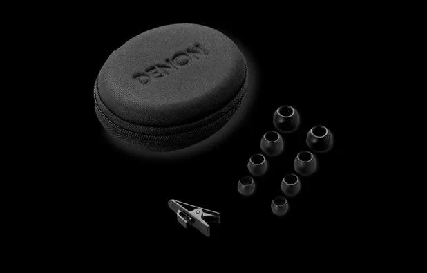 DENON AH-C260 Cuffia stereo In-Ear con ottimizzatore acustico, NERO