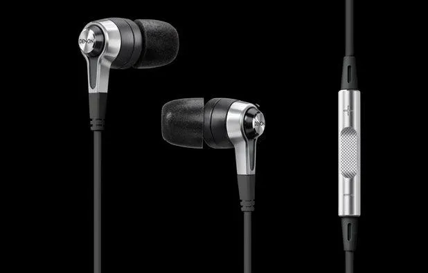 DENON AH-C621R Cuffia stereo In-Ear con ottimizzatore acustico, NERO