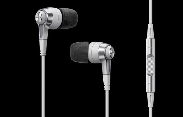 DENON AH-C621R Cuffia stereo In-Ear con ottimizzatore acustico, BIANCO