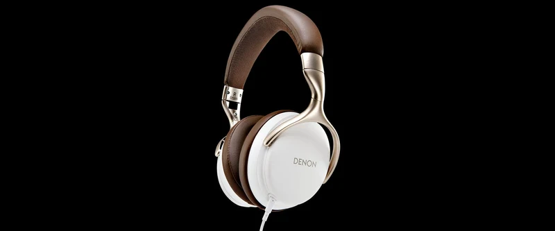 DENON AH-D1200 Cuffie stereo On-Ear da esterno, BIANCO