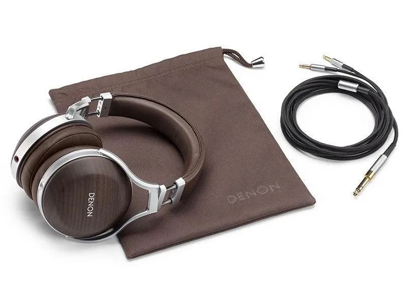 DENON AH-D5200EM Cuffia Overear, Driver FreeEdge da 50mm a bassa distorsione