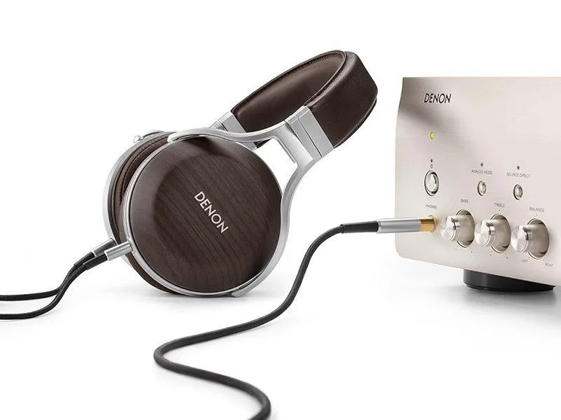 DENON AH-D5200EM Cuffia Overear, Driver FreeEdge da 50mm a bassa distorsione