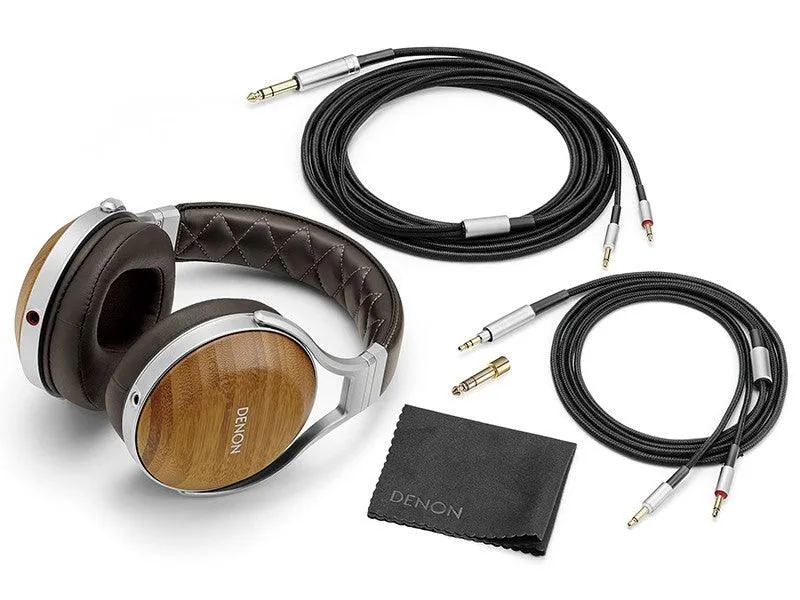 DENON AH-D9200EM Cuffia stereo over-ear Hi-End di riferimento Bamboo MADE IN JAPAN!