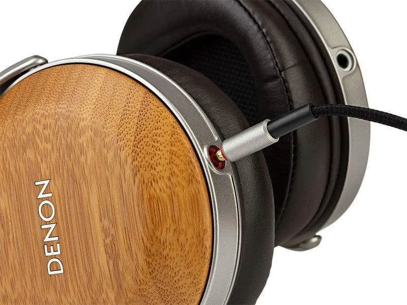 DENON AH-D9200EM Cuffia stereo over-ear Hi-End di riferimento Bamboo MADE IN JAPAN!