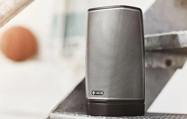 DENON HEOS 1 HS2 Diffusore wireless amplificato per streaming audio, NERO