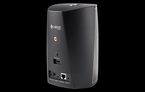 DENON HEOS 1 HS2 Diffusore wireless amplificato per streaming audio, NERO