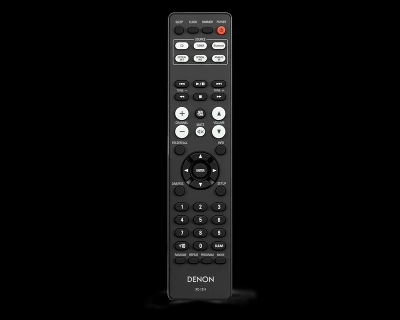 DENON RCD-M41 Sintoamplificatore Micro HiFi con CD, Bluetooth e Radio,NERO