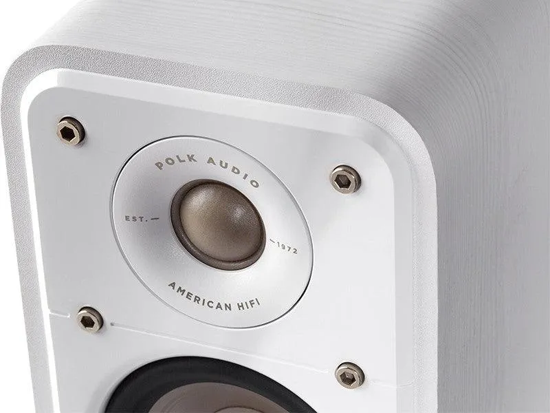 POLK AUDIO S10e Diffusori bookshelf a 2 vie bass reflex COPPIA, BIANCO