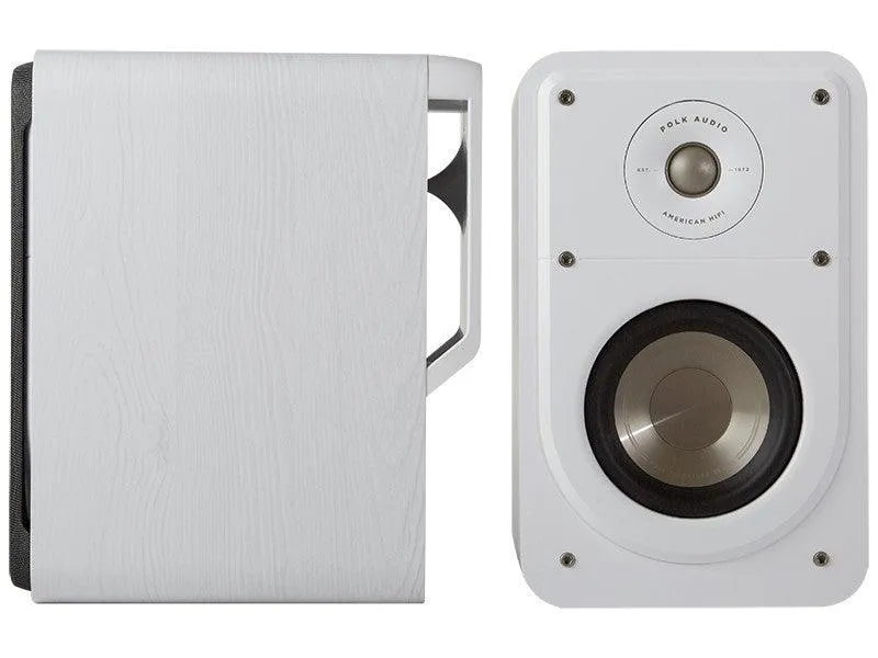 POLK AUDIO S15e Diffusori bookshelf a 2 vie bass reflex COPPIA, BIANCO