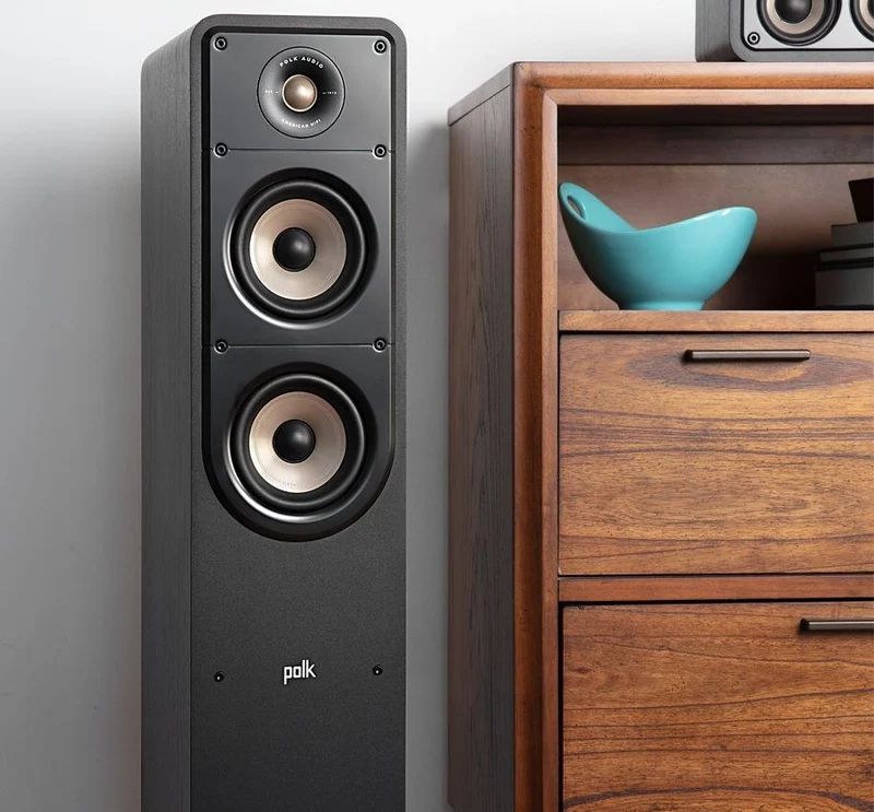 POLK AUDIO S50 Diffusore da pavimento a 2,5 vie bass reflex Power Port, NERO