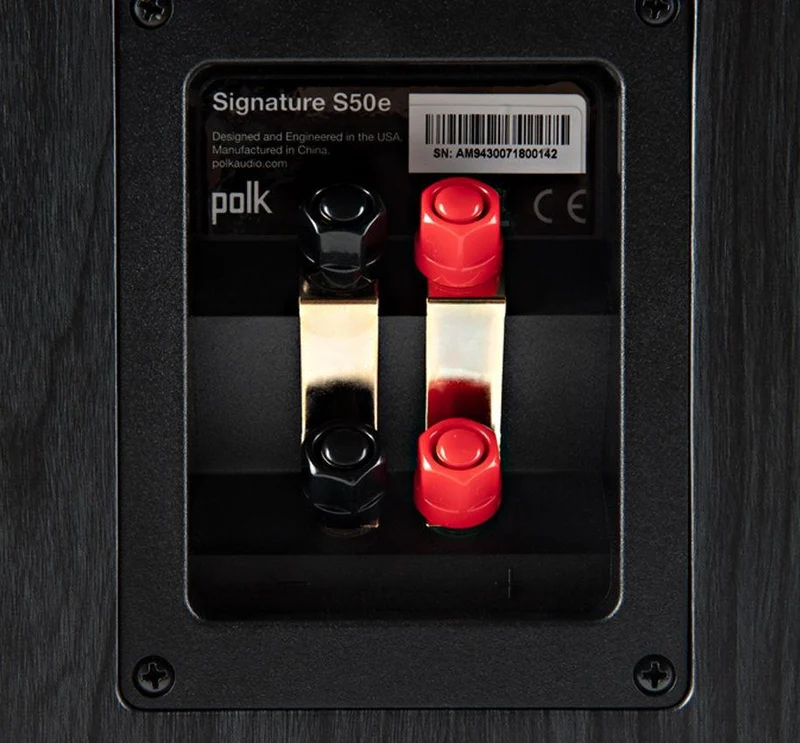 POLK AUDIO S50 Diffusore da pavimento a 2,5 vie bass reflex Power Port, NERO