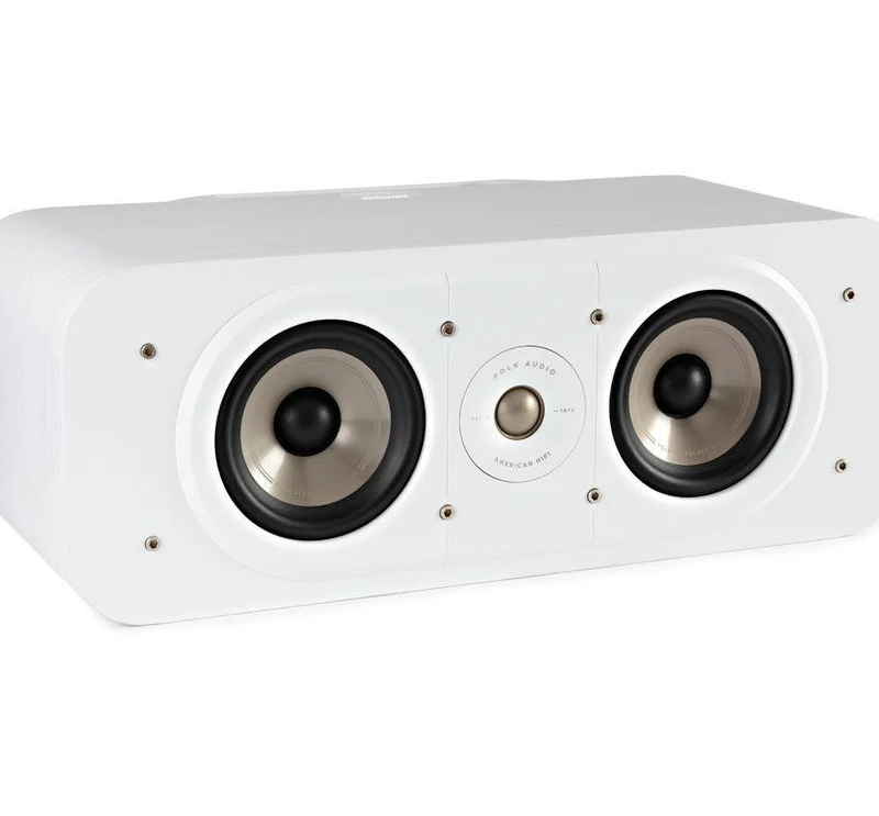 POLK AUDIO S30e Diffusore centrale a 2 vie bass reflex posteriore Power Port, BIANCO