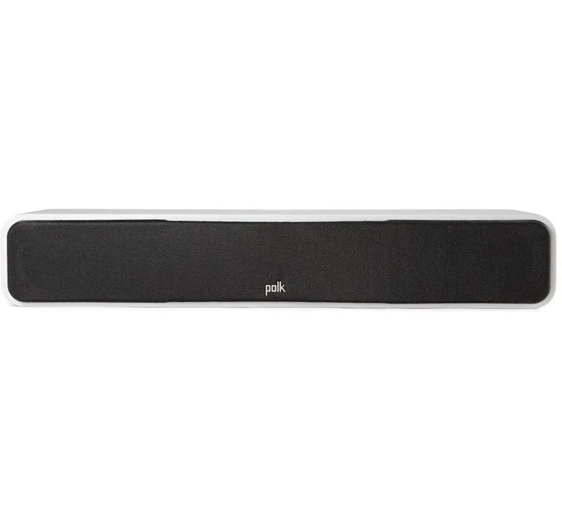 POLK AUDIO S35e Diffusore centrale slim a 2 vie doppio bass reflex posteriore Power Port, BIANCO