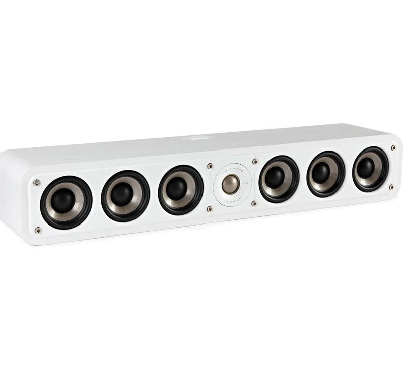POLK AUDIO S35e Diffusore centrale slim a 2 vie doppio bass reflex posteriore Power Port, BIANCO