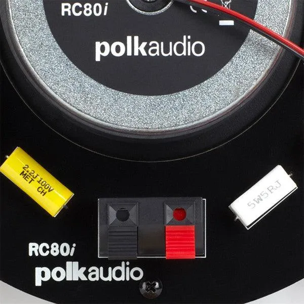 POLK AUDIO RC80i Diffusori a 2 vie coassiali da incasso, COPPIA
