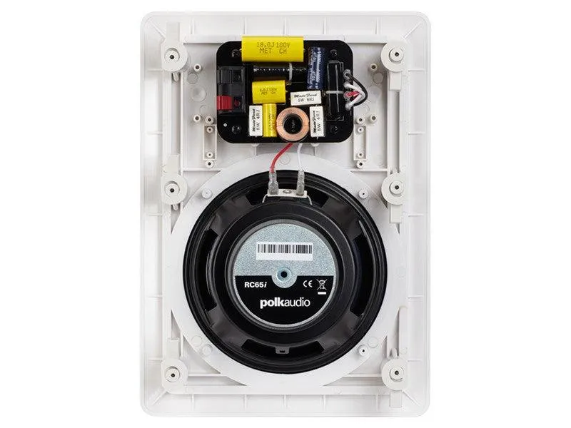 POLK AUDIO RC65i Diffusori a 2 vie rettangolari da incasso, COPPIA