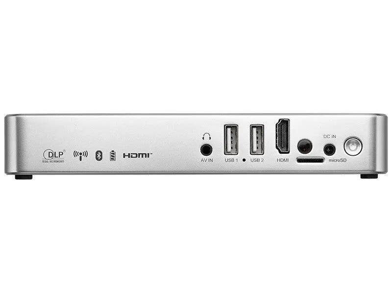 VIVITEK Qumi Q3 Plus Videoproiettore WiFi Tascabile LED DLP WXGA, 1.280x720, batteria integrata 8000 mA - NERO
