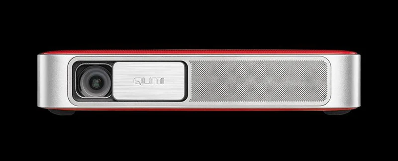 VIVITEK Qumi Q38 Videoproiettore WiFi Tascabile LED DLP 1080p, 1.920x1.080, batteria integrata 12.000 mA - ROSSO