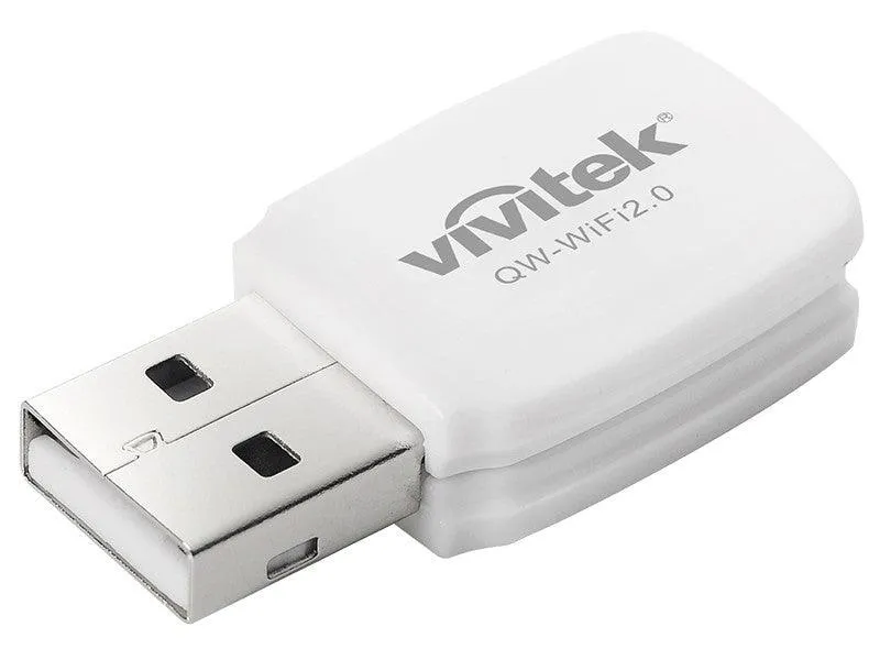 VIVITEK QW-WiFi2.0 Trasmettitore WiFi tramite porta USB per Qumi Q5-Q7-DX864-DW866