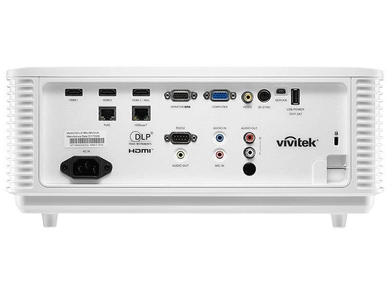 VIVITEK DH4661Z Videoproiettore LASER DLP 3D 1.080p per ambienti luminosi, 1.920x1.080, 5.000 Lumen ANSI