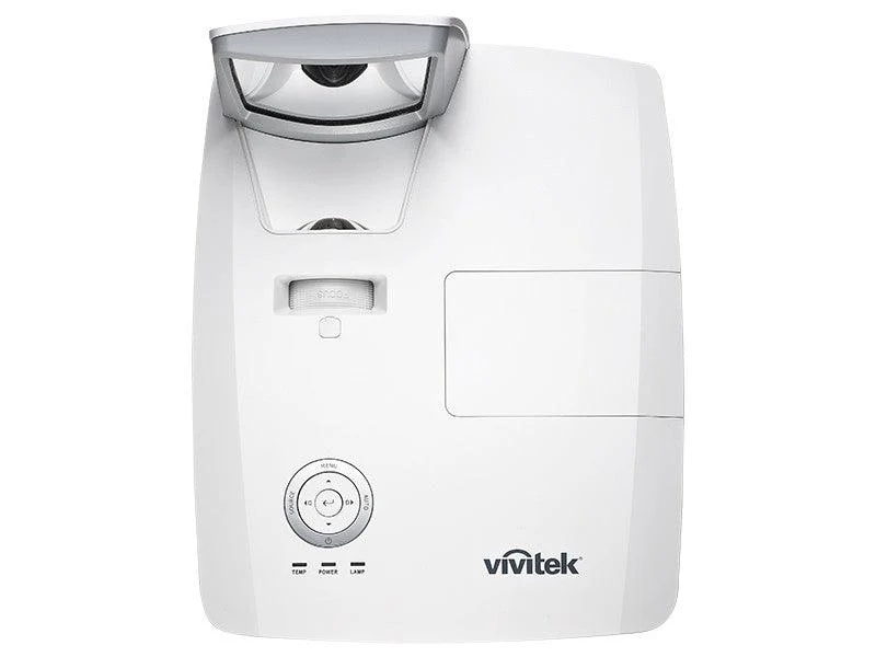 VIVITEK DH758UST Videoproiettore Semi Ultra Grandangolare DLP 3D 1080p, 3.000 Lumen, rapporto di tiro 0,33:1