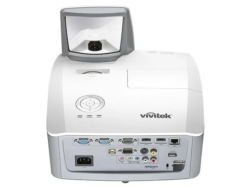 VIVITEK DH758UST Videoproiettore Semi Ultra Grandangolare DLP 3D 1080p, 3.000 Lumen, rapporto di tiro 0,33:1