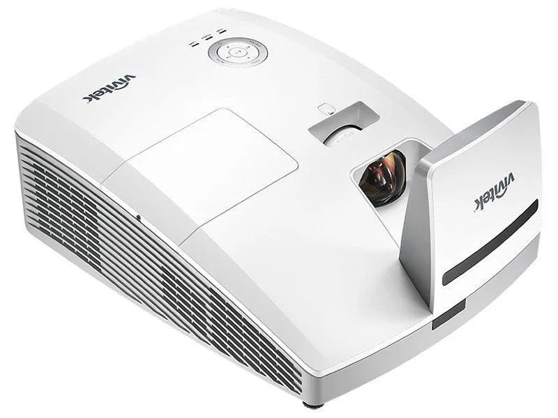 VIVITEK DH758UST Videoproiettore Semi Ultra Grandangolare DLP 3D 1080p, 3.000 Lumen, rapporto di tiro 0,33:1
