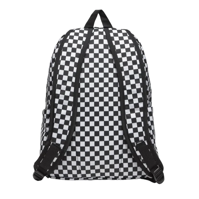 Vans zaino per la scuola o per il tempo libero Old Skool Check VN000H4XY281 bianco-nero
