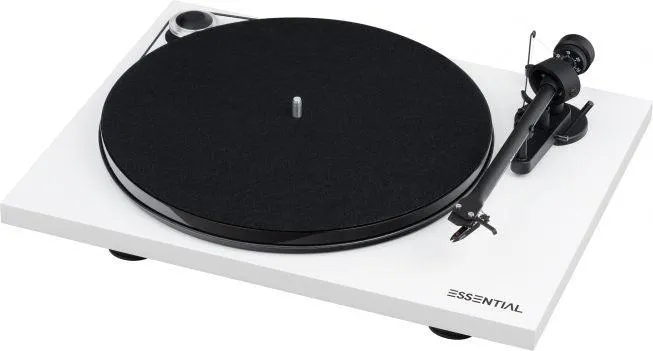 PRO-JECT Essential III Giradischi hifi testina ORTOFON, BIANCO