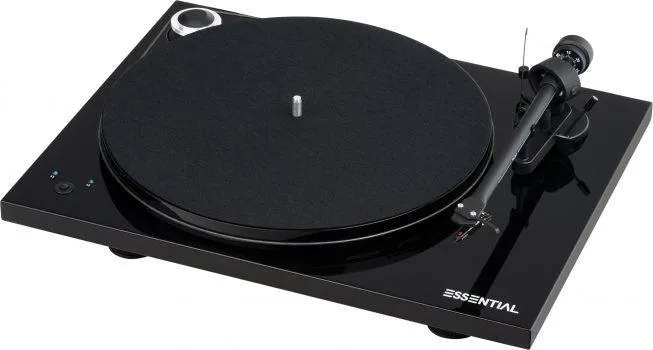 Pro-Ject Essential III RecordMaster Giradischi Hi-Fi per registrazione audio digitale, NERO