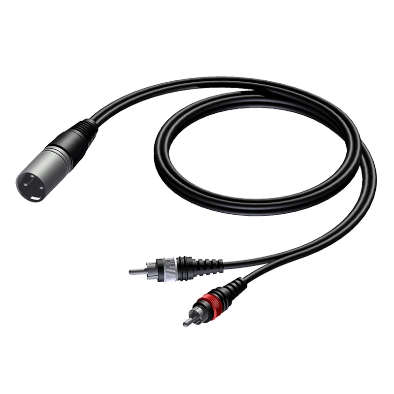 PROCAB CAB 703-1-5 Cavo audio 1,5mt XLR maschio/ 2xRCA maschio