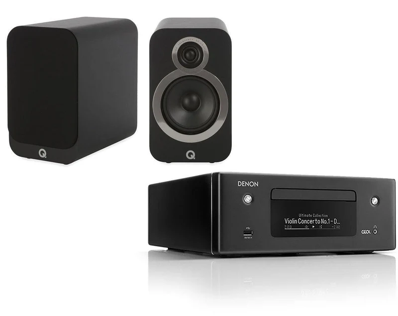 Denon CEOL N10 Network HiFi system con Alexa NERO Mini Hifi RCD-N10+SC-N10 *GAR.ITALIA*
