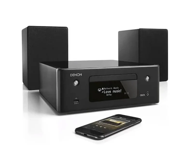 Denon CEOL N10 Network HiFi system con Alexa NERO Mini Hifi RCD-N10+SC-N10 *GAR.ITALIA*