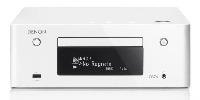 Denon CEOL N10 Network HiFi system con Alexa BIANCO Mini Hifi RCD-N10+SC-N10 *GAR.ITALIA*