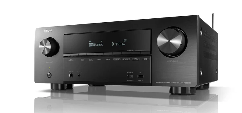 DENON AVR-X2600H Sintoamplificatore AV 7.2 canali 4K Ultra HD con Audio 3D e HEOS Built-in®