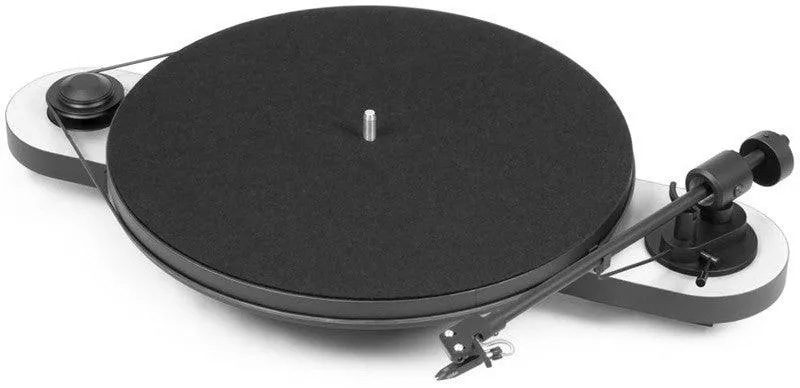 Pro-Ject Elemental Giradischi Trazione a cinghia braccio e di testina Ortofon BIANCO/NERO