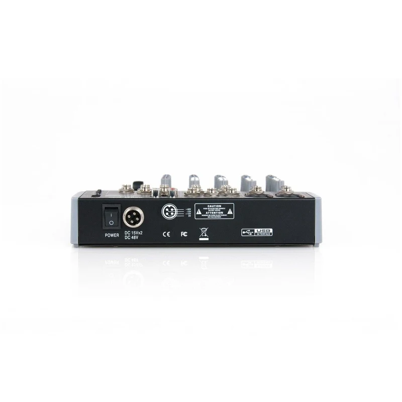 Master Audio MM810 Mixer compatto 2 canali MONO + 2 canali STEREO e ingresso USB