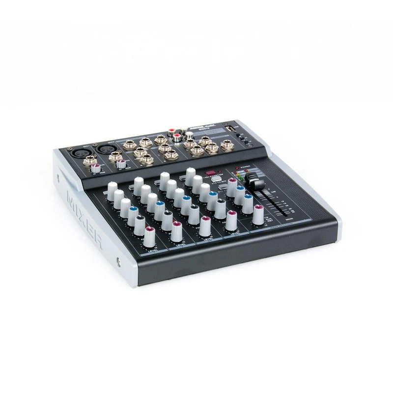 Master Audio MM810 Mixer compatto 2 canali MONO + 2 canali STEREO e ingresso USB