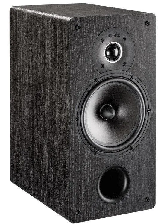 INDIANA LINE TESI 261 N diffusori da scafale vinile rovere nero (COPPIA)