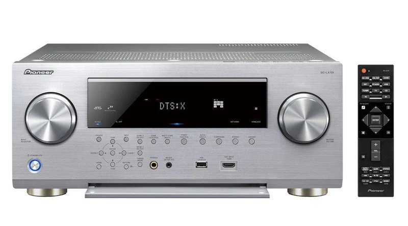 Pioneer SC-LX701 -S Amplificatore multicanale da 9.2 Upscaling/Pass Through UltraHD 4K, Dolby Atmos, DTS:X