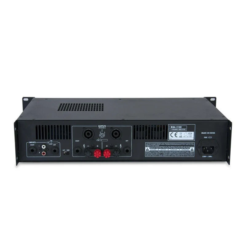Master Audio MQA3100 Amplificatore professionale 2 canali 250W RMS