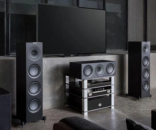 KEF Q650C Canale centrale High End NERO Black Ash Vinyl 150W