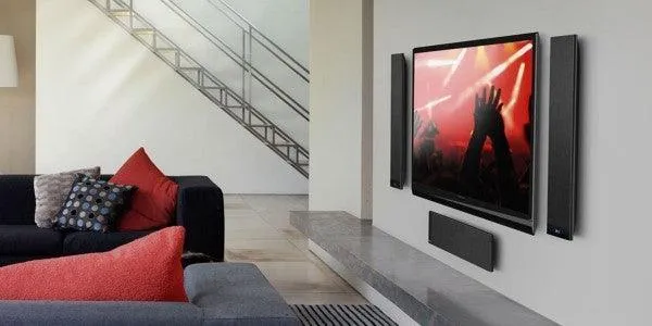 KEF T101C BLACK Diffusore centrale da parete o scaffale 2 vie ULTRASOTTILE 100W