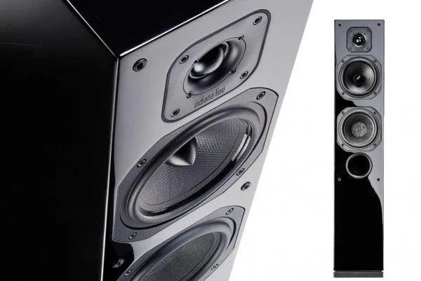 Indiana Line DIVA 552 Diffusori nero lucido da pavimento (COPPIA) 3 vie 4-8 ohm