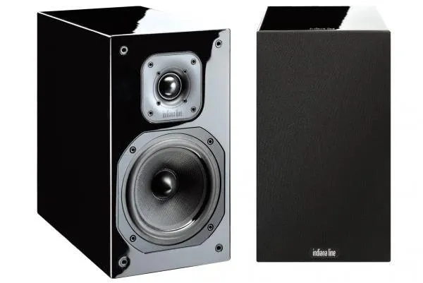 Indiana Line DIVA 252 Diffusori 2 vie nero lucido da scaffale (COPPIA)